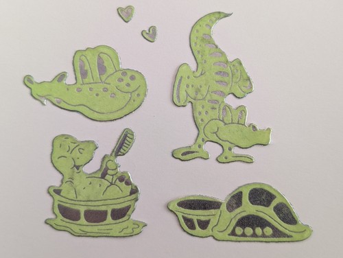 90er sticker krokodile - krokodile, &