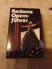 Reclams Opernführer Buch