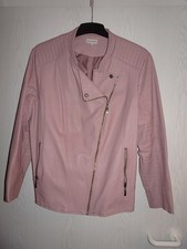Damen Bikerjacke in Lederoptik altrosa rose Gr 52