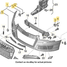 Audi A6 Front Bumper Cover