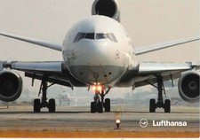 Flugzeug-Postkarte (11)  – Lufthansa – McDonnell Douglas DC10-30