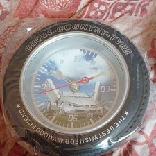 Langlauf reifen wanduhr modell - wanduhr,