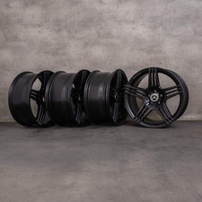 Mercedes SL Felgen 19 Zoll R230 A2304015402 A2304015502 schwarz matt