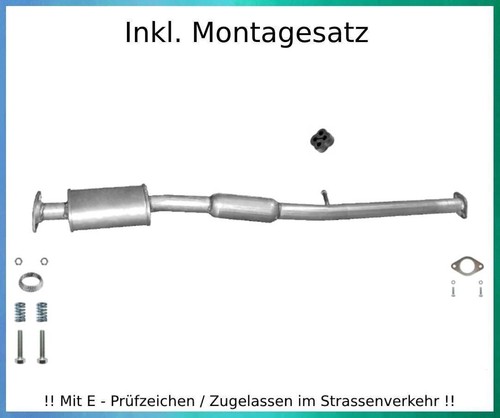 Mittelschalldämpfer für