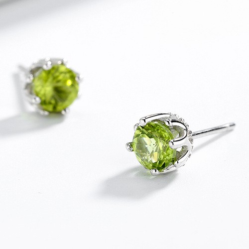 Ohrstecker mit peridot - ohrstecker,