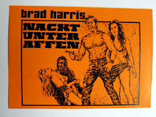 NACKT UNTER AFFEN * WERBERATSCHLAG Campaign B. ´69 BRAD HARRIS, ESMERALDA BARROS