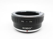 Beschoi Adapter PK-FX für Pentax K PK Objektiv auf Fujifilm Fuji X Mount Kamera