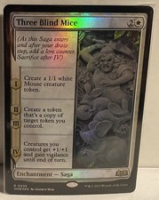 Three Blind Mice 035 FOIL Wilds of Eldraine (WOE)  MTG engl.