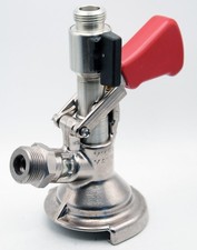 TOP! Zapfkopf Absperrhahn Kombi Fitting Typ M von Micro Matic 3/4" Co2 Bier Keg