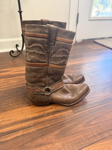 Sancho genuine leather cowboy - leather,