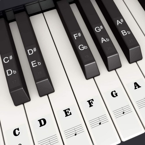 Klavier keyboard aufkleber - klavier,