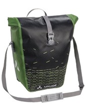 VAUDE Aqua Back Print Single Gepäckträger Tasche Schwarz-grüne Fahrradtasche