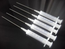 5 x Spritzen-Set mit stumpfen