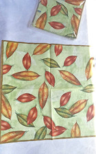 6 Servietten,Herbstblätter,autumn leaves,Serviettentechnik,Decoupage, 1/1 Motiv