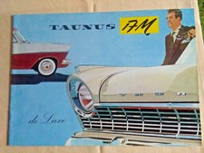 Ford Taunus 17 M de Luxe original - Prospekt