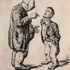 Otto Quante Männerporträt Im