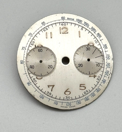 Vintage chronograph watch dial - chronograph,