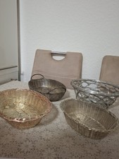 Alte Metall Geflecht  Korb  Körbe