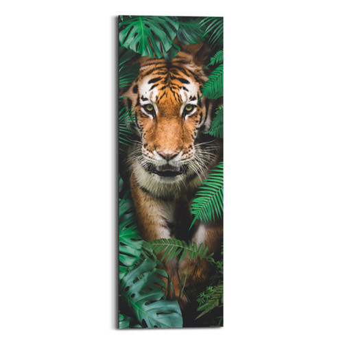 Wandbild tiger grün - wandbild,