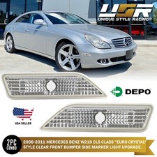 Clear bumper side marker - clear,