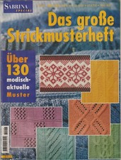 Rarität von 1997:  SABRINA Special S 926 - das große Strickmusterheft, über 130