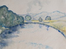 Fritz Zalisz See Landschaft