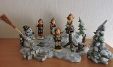 Goebel Hummel Winterlandschaft "Hummelhügel"  mit 7 originalen Figuren - neu OVP