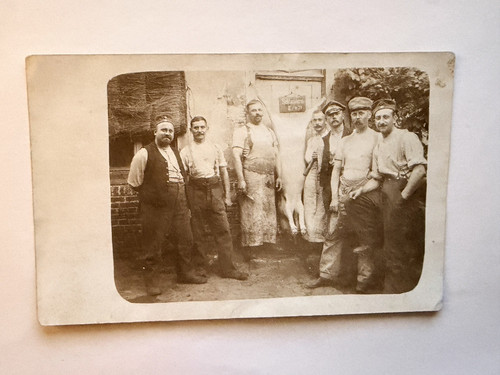 Historische foto karte - foto,