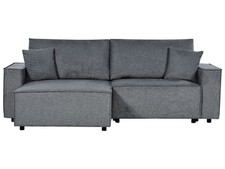 3-Sitzer Ecksofa dunkel grau