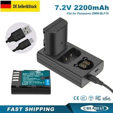 2pcs Akku+Ladegerät Für