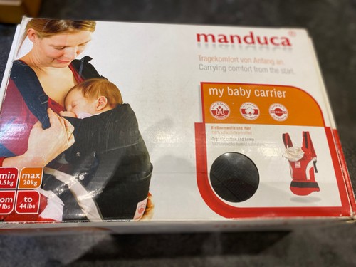 Manduca babytrage schwarz rot - babytrage, schwarz-rot