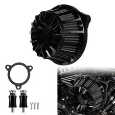 15 Speichen Schwarz Luftfilter Grau Einlass Für Harley Softail 2016-17 Dyna 2017