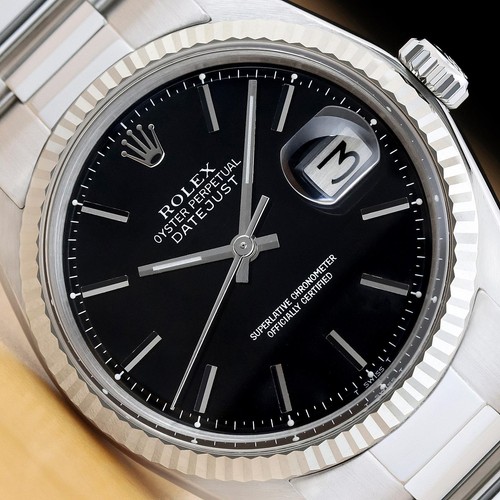 Rolex datejust 1601 schwarzes - 1601,