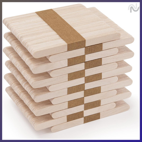 Eisstiele holz 600 - holz, stück