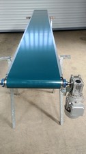 NEU! Förderband Transportband 2600 x 400 mm, Gurtförderer, Getriebemotor, PVC