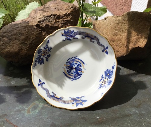 Meissen teller reicher blauer - reicher,