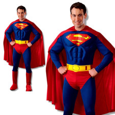 Deluxe Superman Herren Kostüm