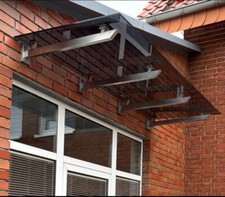 Edelstahl Vordach VSG TVG