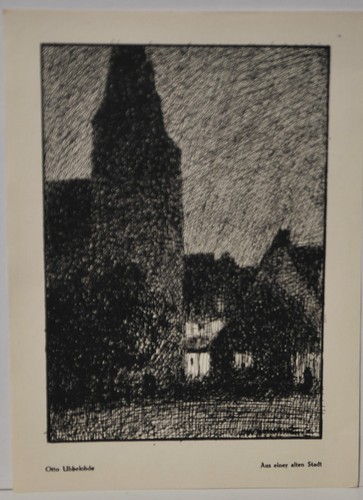 Otto ubbelohde lithografie - ubbelohde/lithografie, o