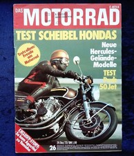 Motorrad 26/1973,  Test Scheibel Honda CB 500 750 Four, Puch M 50 Jet