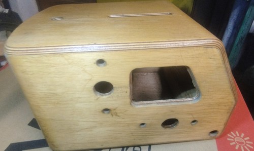 Rarität ddr holz kran fwf - -,