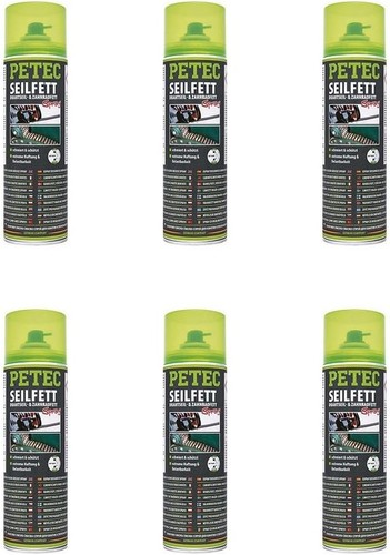 Petec seilfett spray 500ml - 6x,