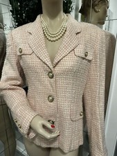 Hallhuber Blazer weiß-apricot Gr.40