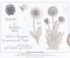 Stampin Up Stempelset WÜNSCHE AUS DEM GARTEN