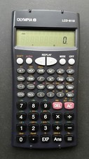 Olympia LCD 8110 wissenschaftlicher Taschenrechner anthrazit - gebraucht - gut - funktioniert
