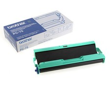 BROTHER PC75 Black ink cartridge for Brother FAX T-102, T-104, T-106 NEW NEU
