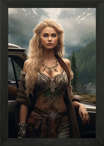 Gerahmtes wandbild poster - gerahmtes,