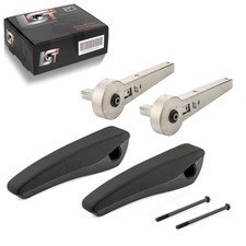 2x Armlehne Set Stoffbezug schwarz Blende Sitz für Mercedes Sprinter 906 907 910