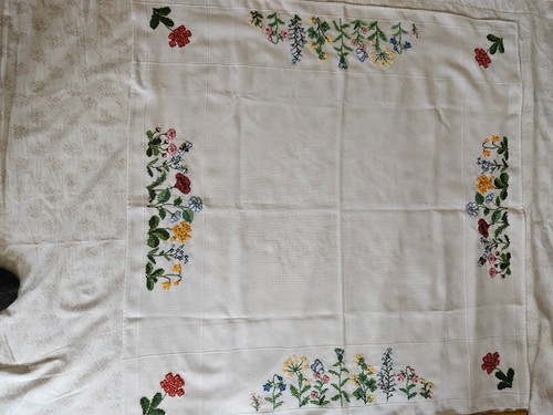 Mitteldecke 88x88cm weiss - mitteldecke,