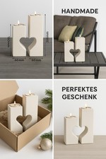 Handmade Gips Teelichthalter